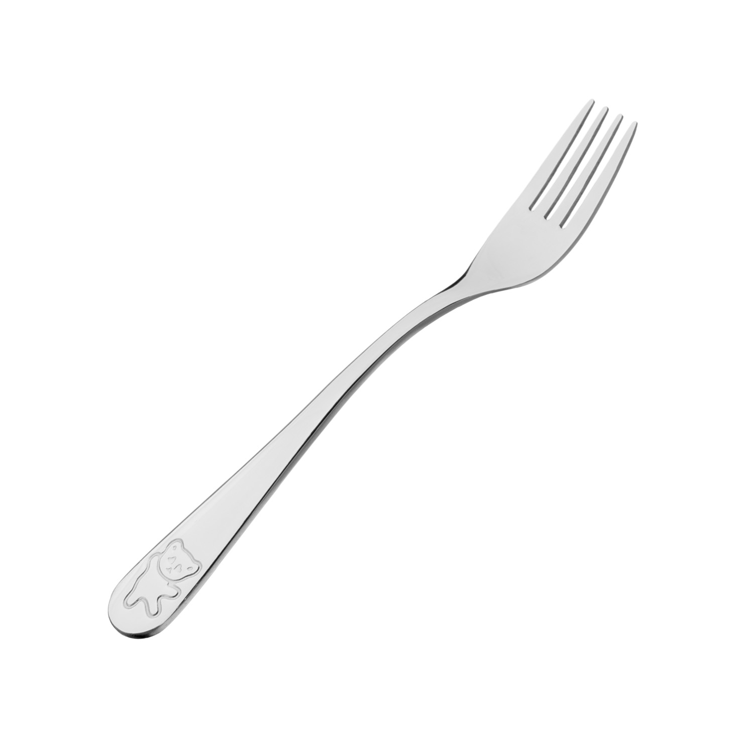 Вилка столовая детская Тедди 18/0  2,5 мм 16,5 см. MGsteel /12/