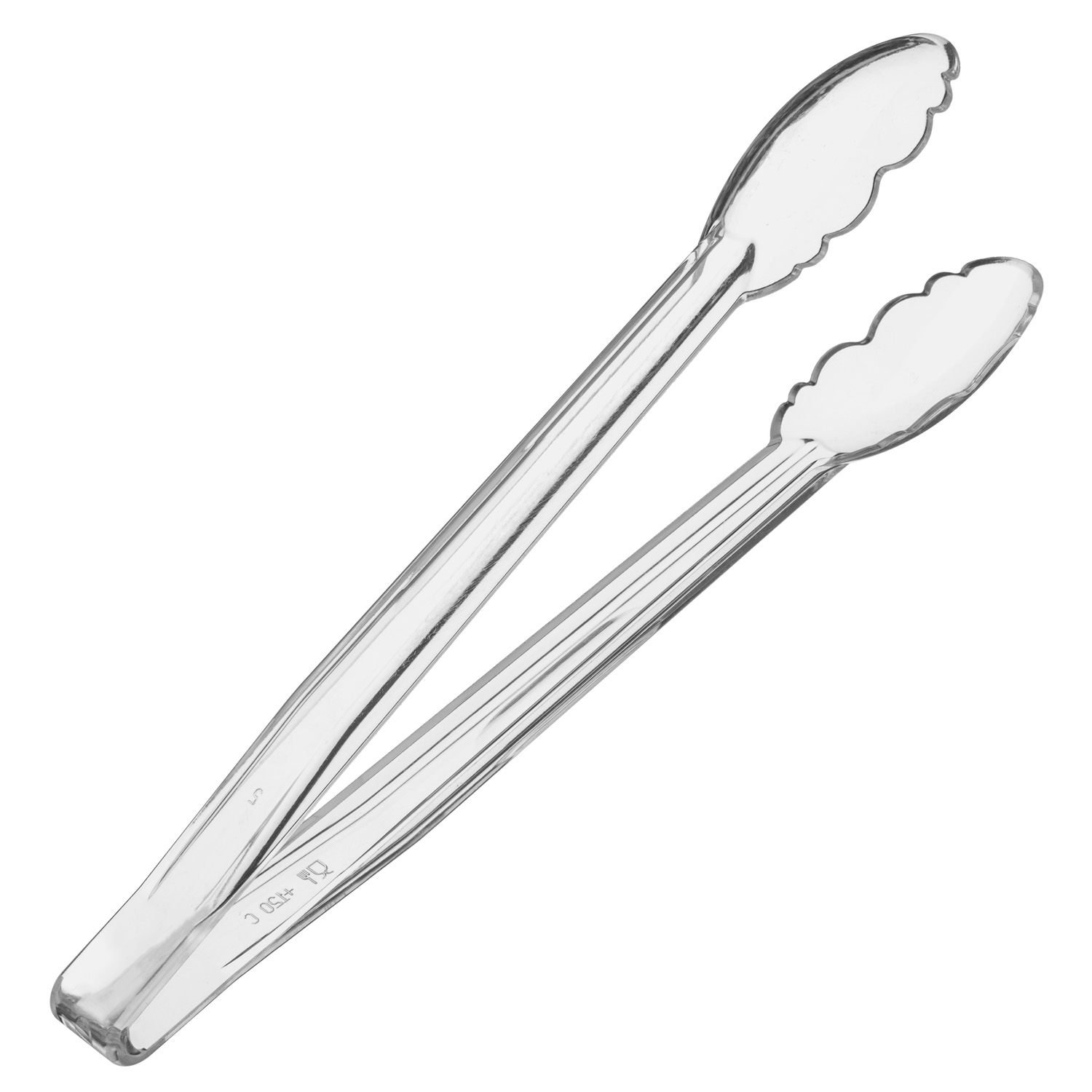 Щипцы универсальные 30 см. прозрачные поликарбонат (до +120°C) MGprof /1/20/ АКЦИЯ