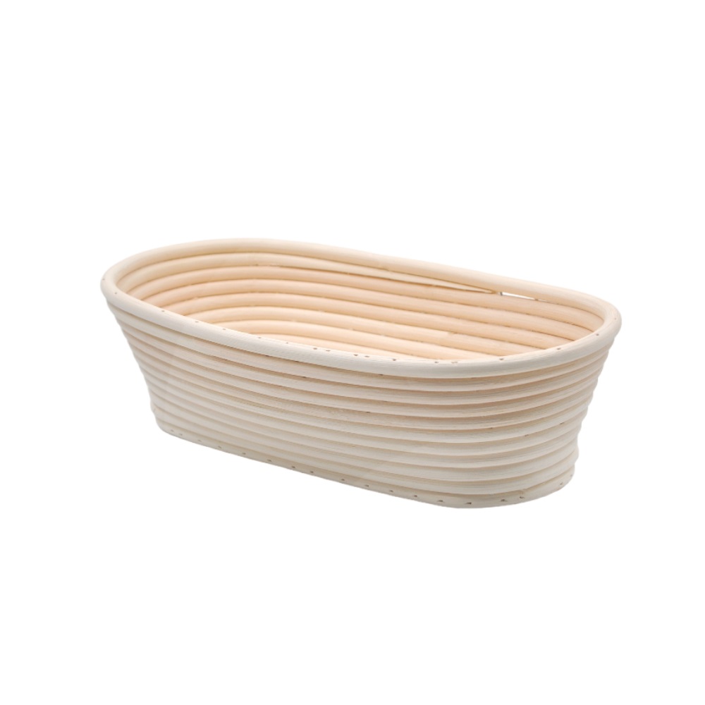 Форма для расстойки теста 300*150 мм. h=80 мм. овальная, из лозы (ротанга) MGprof /1/