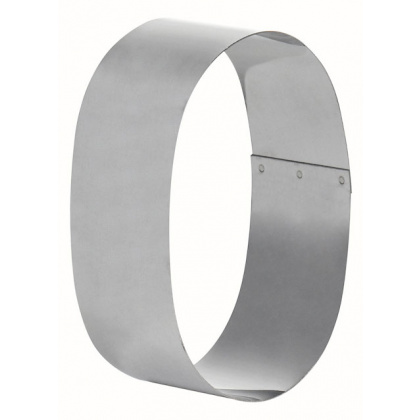 Форма кондитерская "Овал" 12*7 см. h=5 см. нерж. /1/