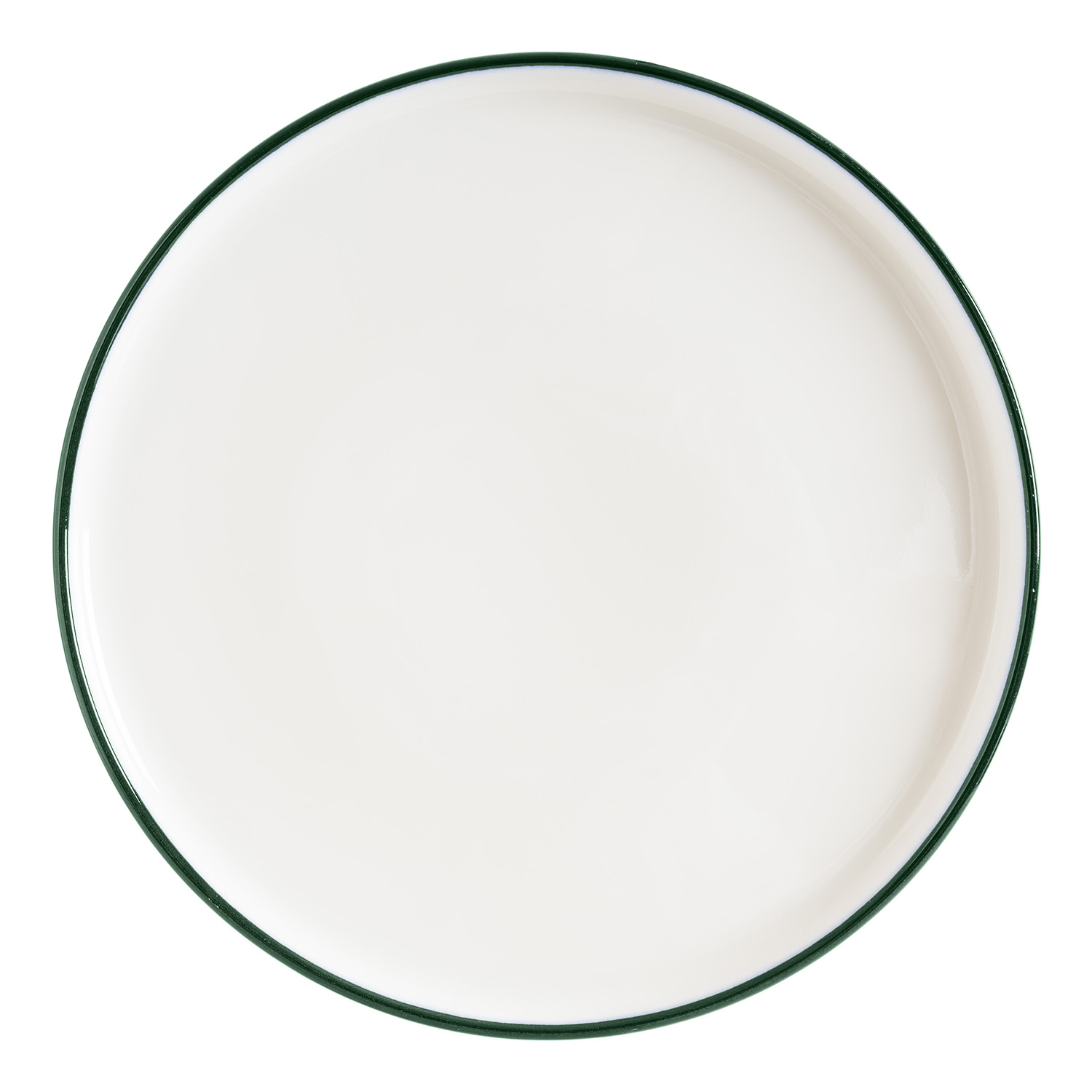 Тарелка d=220 мм. Линеа Зеленый, форма Хюгге Bonna /1/6/558/