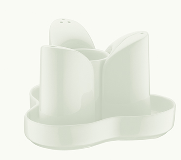 Набор для специй 4 пр. на подставке Белый Bonna /1/48/