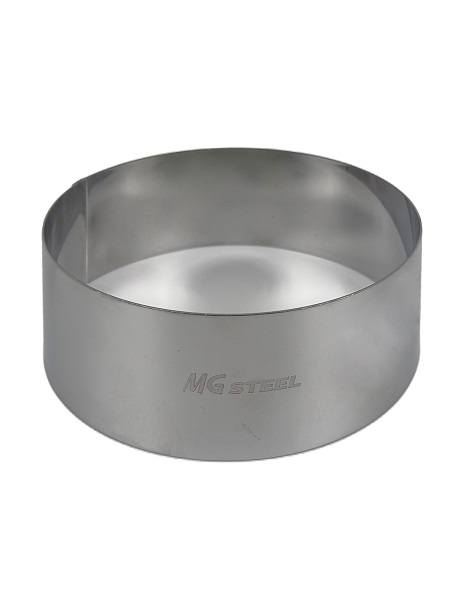 Форма кондитерская "Круг" d= 9 см. h=4 см. нерж. MGsteel  /1/160/ АКЦИЯ