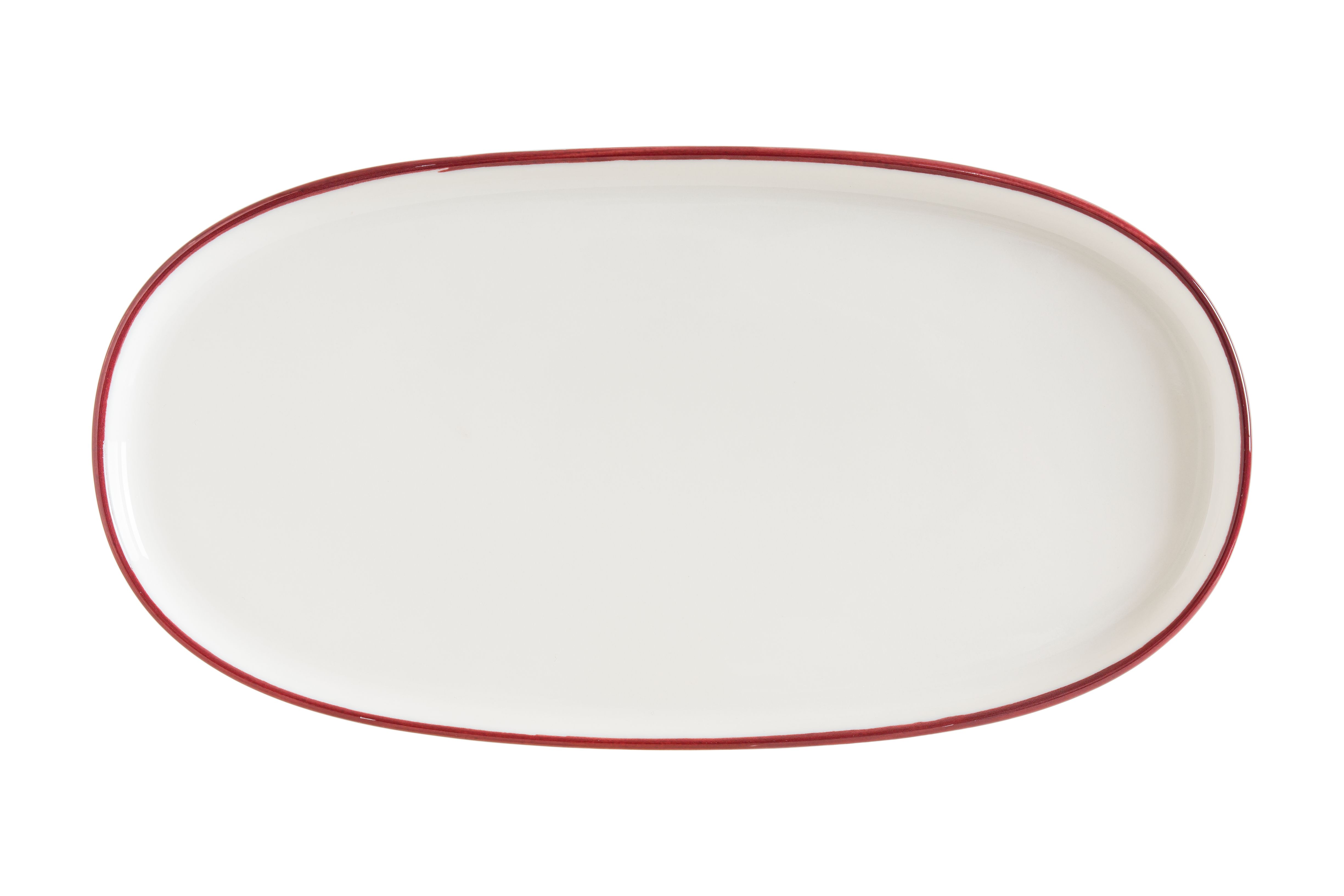 Блюдо овальное 210*100 мм. Линеа Бургундия, форма Хюгге Bonna /1/12/1116/