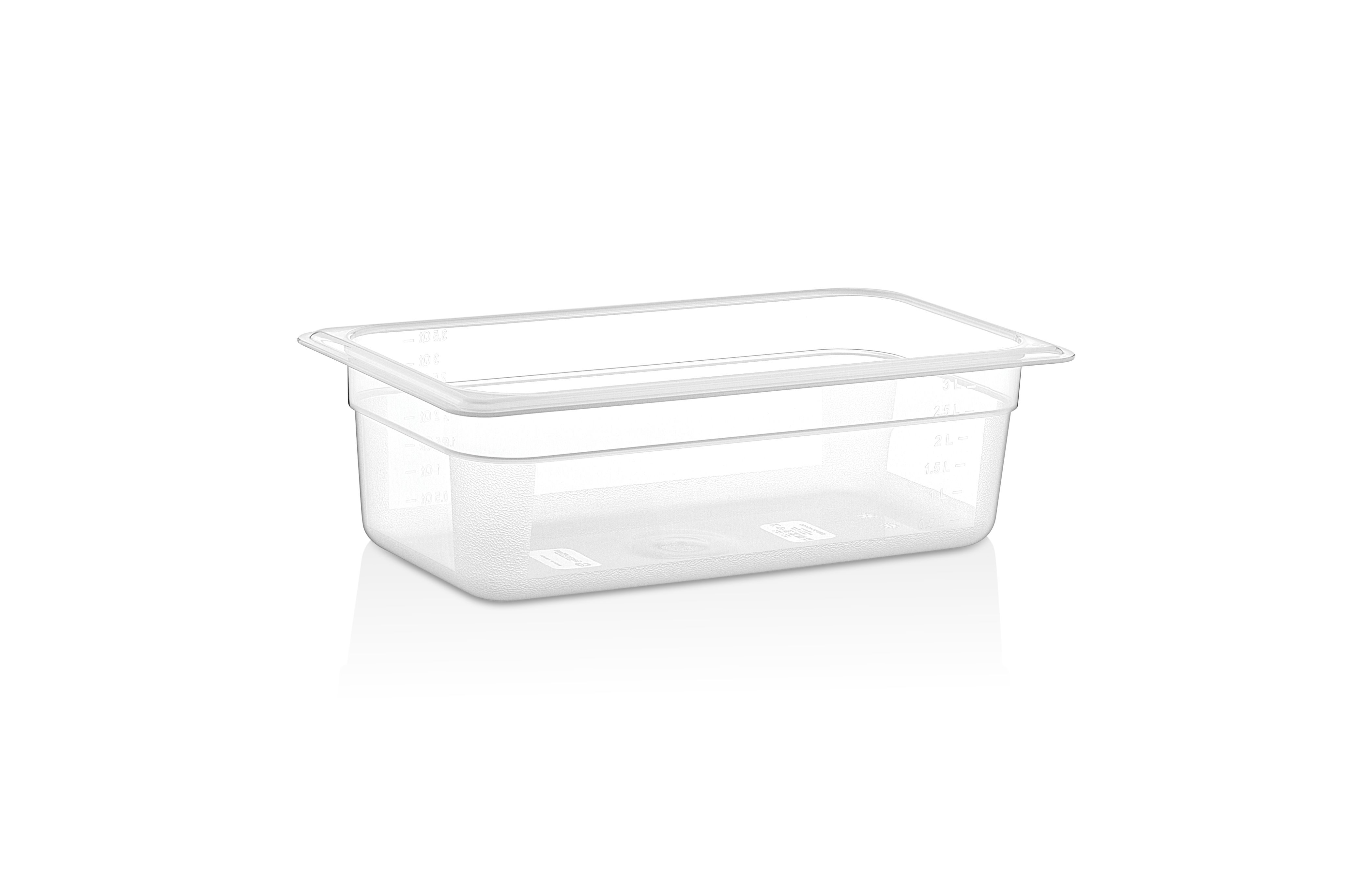 Гастроемкость 1/3 h=100 мм. 325*176 мм. 3 л. п/п прозрачная GP /1/18/