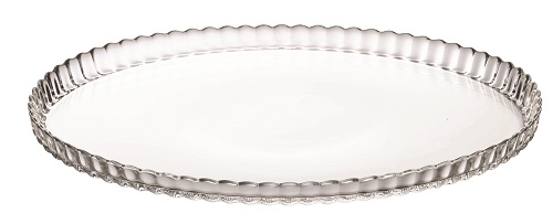 Блюдо для торта d=32 см. стекло, h=1,6 см. бортик вверх Патисери /1/6/228/360/