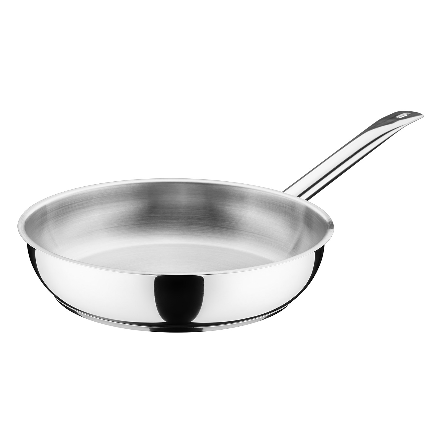 Сковорода d=28 см. h=6 см. 3,0 л. нерж. (индукция) MGsteel /1/