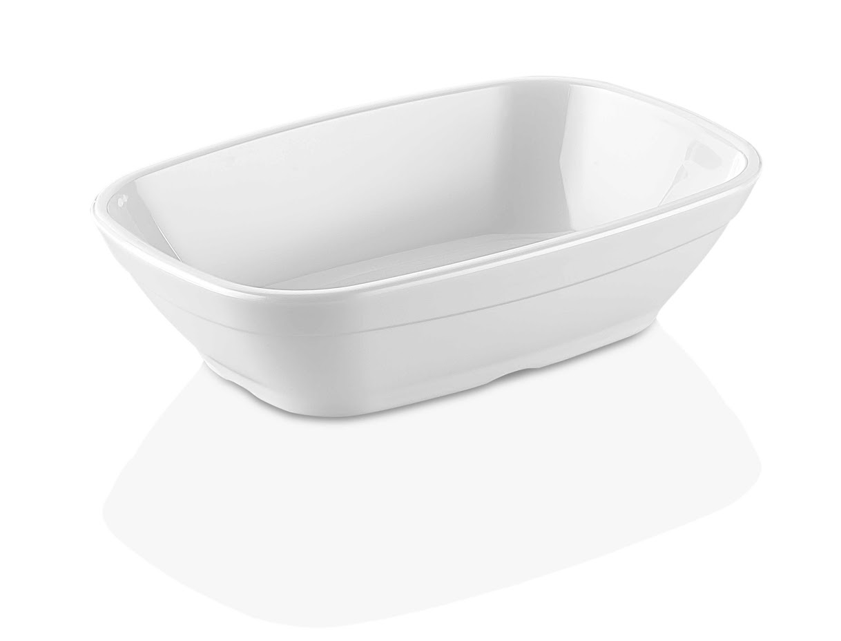 Салатник 200*140 мм. 650 мл. h=45 мм., касалетка поликарбонат GP /1/100/