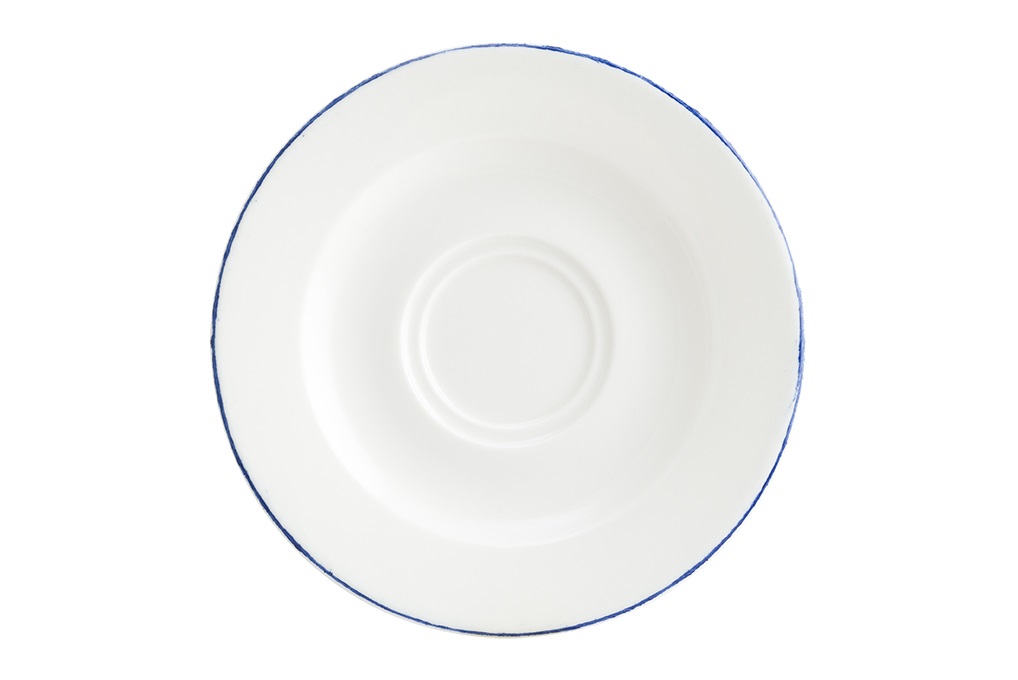 Блюдце d=160 мм. Ретро синий край (чашка 70921, 70690) Bonna /1/6/1848/ ВДОХНОВЕНИЕ
