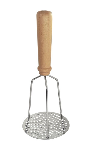 Картофелемялка 250 мм. d=100 мм. нерж. с дерев. ручкой Tellier /1/6/