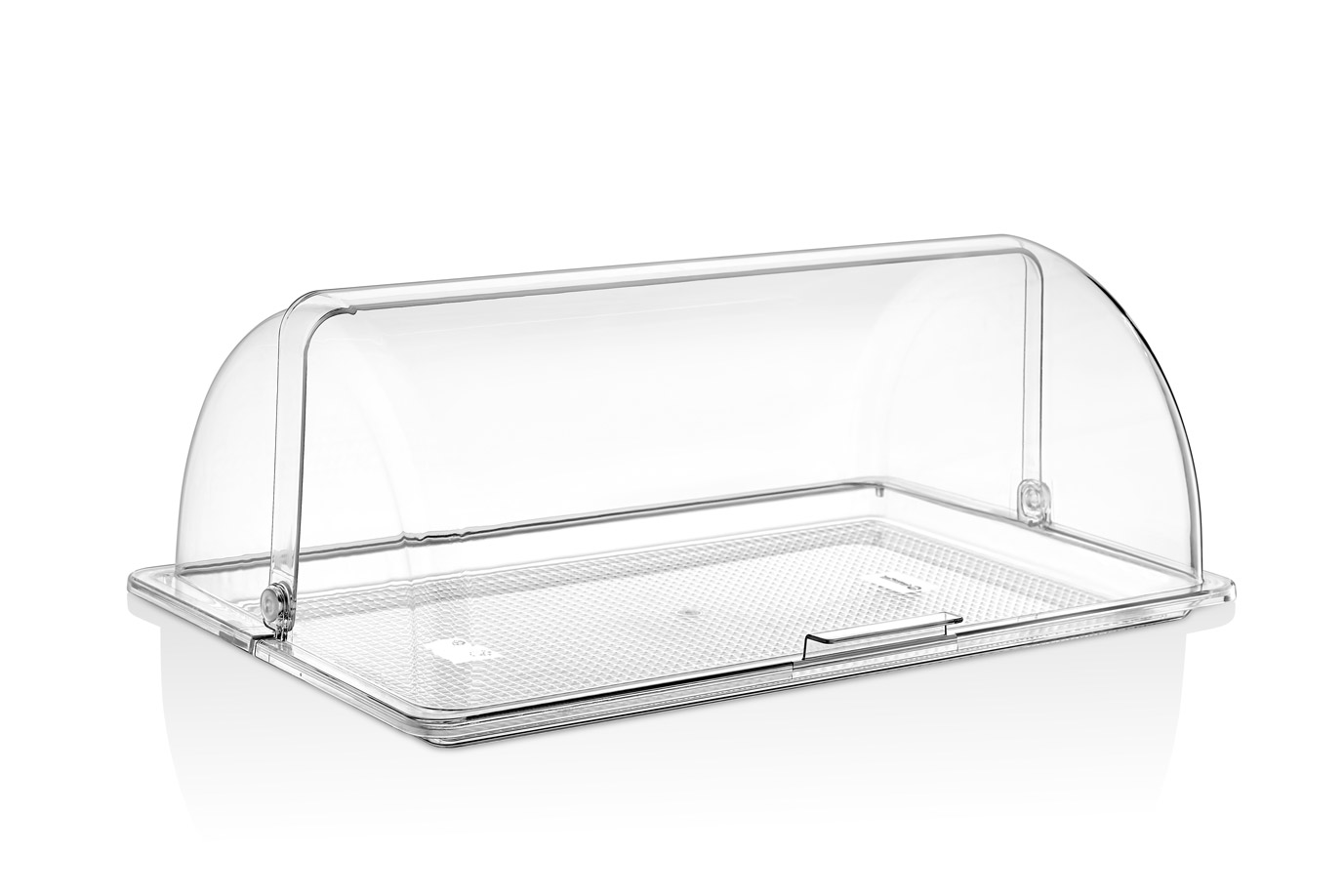 Крышка Roll-Top GN 1/1 53*32,5 см. h=18,5 см. поликарбонат, прозрачная (поднос 76838, 76846) GP /1/6/
