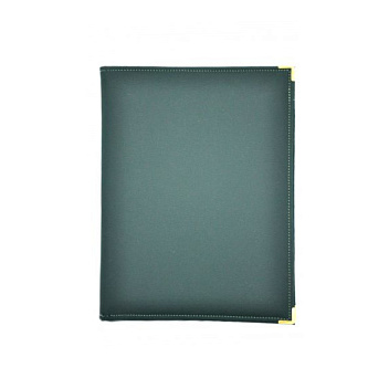 Папка-меню 32,5*24 кож.зам.-шелк зеленая съемные файлы /1/ Под заказ Папка-меню 32,5*24 кож.зам.-шелк зеленая съемные файлы /1/ Под заказ