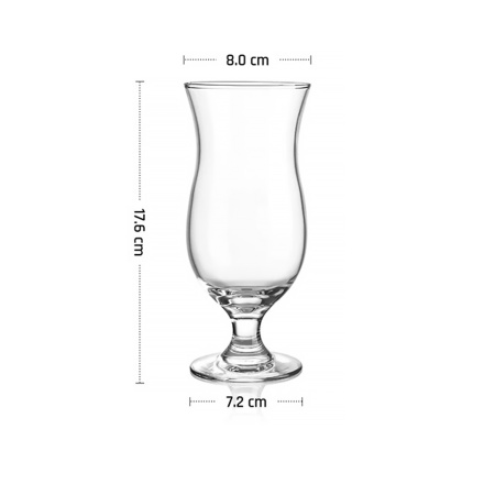 Харрикейн 410 мл. d=80 мм. h=176 мм. хр. стекло MGline /6/24/