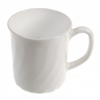 Кружка 290 мл. белая d=80 мм. h=90 мм. Трианон /6/36/1080/ Кружка 290 мл. белая d=80 мм. h=90 мм. Трианон /6/36/1080/