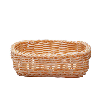 Корзина для хлеба прямоуг. 18*12*6 см. бежевая полиротанг MGprof /1/100/ АКЦИЯ Корзина для хлеба прямоуг. 18*12*6 см. бежевая полиротанг MGprof /1/100/ АКЦИЯ