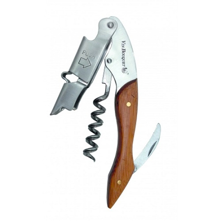 Нарзанник 3-х функц. двухступен. ручка дерев., нерж. VB /1/12/ АКЦИЯ