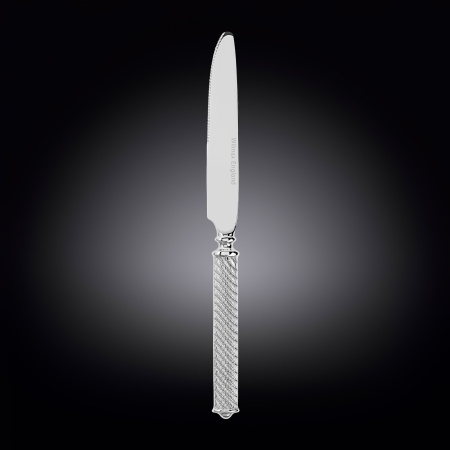 Нож столовый Твист 18/10 3,5 мм. 25 см. Wilmax /1/24/144/ Нож столовый Твист 18/10 3,5 мм. 25 см. Wilmax /1/24/144/