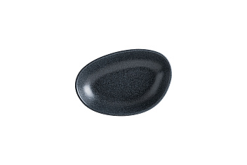Соусник 140 мл. 150*100 мм. h=30 мм. овальный Графит, форма Ваго Bonna /1/12/2892/