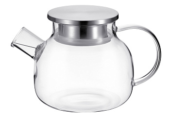 Чайник 1000 мл. заварочный с крышкой нерж, Термостекло /1/27/