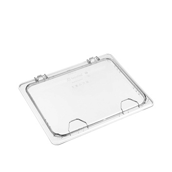 Крышка для гастроем. 1/2 поликарб.прозрач. (-40/+99С) откидная (гастроемкость..) GP /1/12/ Крышка для гастроем. 1/2 поликарб.прозрач. (-40/+99С) откидная (гастроемкость..) GP /1/12/