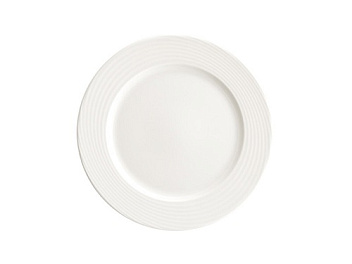 Тарелка d=250 мм. Белый Луп узкая полоска Bonna /1/12/720/