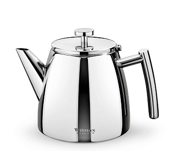 Чайник 1200 мл. заварочный, нерж Wilmax /1/12/