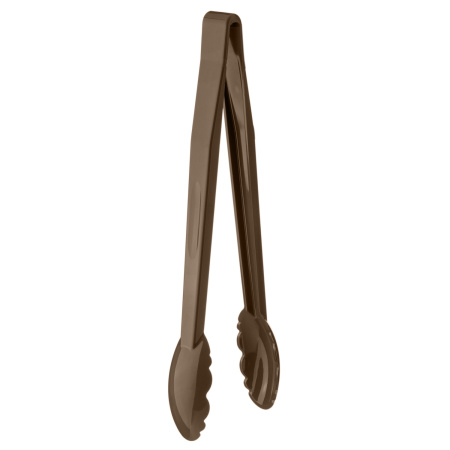 Щипцы универсальные 30 см. коричневые поликарбонат (до +120°C) MGprof /1/20/ АКЦИЯ