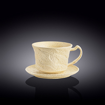 Чайная пара 250 мл. Сэнд Wilmax /2/36/ Чайная пара 250 мл. Сэнд Wilmax /2/36/