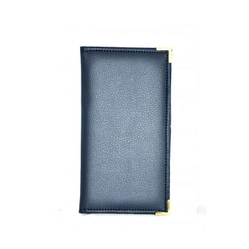 Папка для счетов 22*11см кож.зам.-шелк синяя /1/ Под заказ Папка для счетов 22*11см кож.зам.-шелк синяя /1/ Под заказ