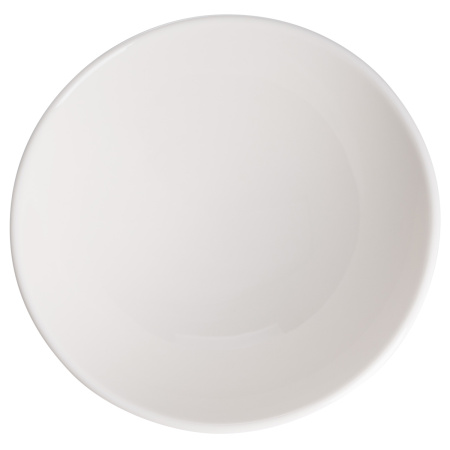 Салатник d=160 мм. 350 мл. h=55/75 мм.(тарелка подст.68287)скошенный край Белый,форма Ванто Bonna /1/12/552/