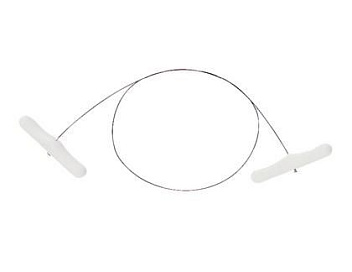 Струна для резки сыра 60 см. с пластик. ручками Tellier /1/10/