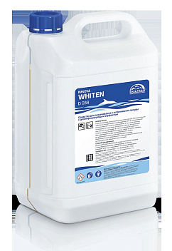 Средство для замачивания и отбеливания посуды 5 л. cильнощелочное хлоросодерж. ph 13 Whiten /1/3/ Средство для замачивания и отбеливания посуды 5 л. cильнощелочное хлоросодерж. ph 13 Whiten /1/3/