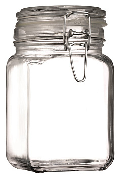 Банка для сыпучих прод. 1050 мл. с бугельным замком Кремлин /1/6/270/