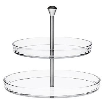 Этажерка 2-х ярусная d=22/27 см. h=23 см. Палладио Borgonovo /1/4/32/160/ Этажерка 2-х ярусная d=22/27 см. h=23 см. Палладио Borgonovo /1/4/32/160/