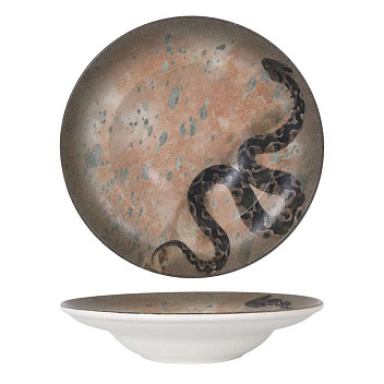 Тарелка d=270 мм. глубокая 450 мл. h=56 мм. Саванна, форма Гурмэ Bonna /1/6/ Тарелка d=270 мм. глубокая 450 мл. h=56 мм. Саванна, форма Гурмэ Bonna /1/6/