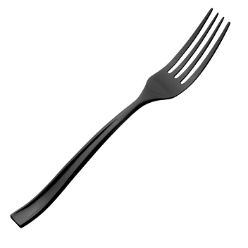 Вилка столовая Инфинито Блэк 18/10  3 мм 21 см. Pinti /12/