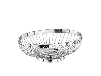 Корзина для хлеба овальная 20,5*15,5*7 см. нерж. APS /1/ Корзина для хлеба овальная 20,5*15,5*7 см. нерж. APS /1/