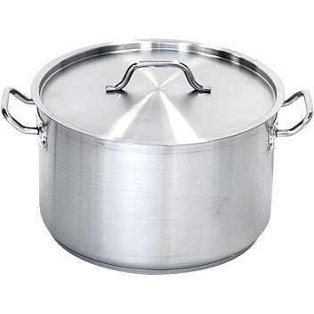 Кастрюля  2,0 л. нерж. d=18 см. h=8 см. тройное дно с крышк. (индукция) MGsteel /1/ Кастрюля  2,0 л. нерж. d=18 см. h=8 см. тройное дно с крышк. (индукция) MGsteel /1/