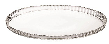 Блюдо для торта d=32 см. стекло, h=1,6 см. бортик вверх Патисери /1/6/228/360/ АКЦИЯ