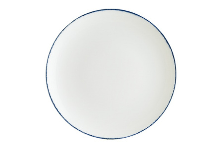 Тарелка d=230 мм. Ретро синий край, форма Гурмэ Bonna /1/12/972 ВДОХНОВЕНИЕ