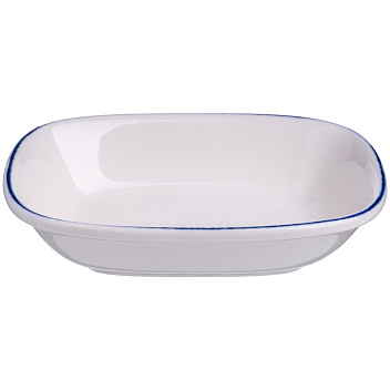 Соусник 100 мл. 120*85 мм. h=30 мм., касалетка Ретро cиняя, форма Гурмэ Bonna /1/12/3612 ВДОХНОВЕНИЕ