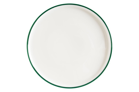 Тарелка d=250 мм. Линеа Зеленый, форма Хюгге Bonna /1/6/