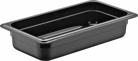 Гастроемкость 1/3 h= 65 мм. 325*176 мм. 2 л. поликарб. черная GP /1/