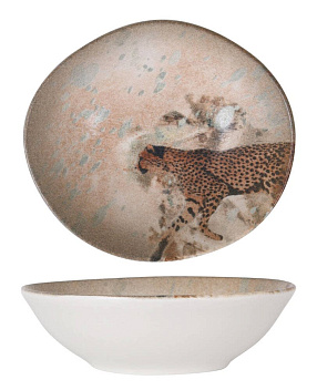 Салатник d=180 мм. 470 мл. h=55 мм. Саванна, форма Ваго Bonna /1/12/ Салатник d=180 мм. 470 мл. h=55 мм. Саванна, форма Ваго Bonna /1/12/