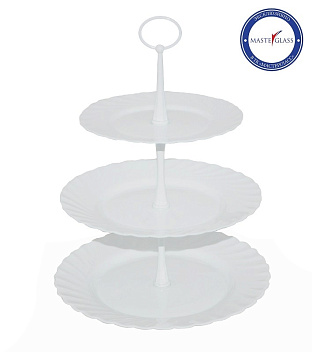 Этажерка 3-х ярусная d=19/24/27 см. h=35 см. Трианон /1/ АКЦИЯ Этажерка 3-х ярусная d=19/24/27 см. h=35 см. Трианон /1/ АКЦИЯ