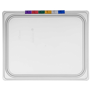 Крышка для гастроем. 1/2 п/п прозрачная MGprof /1/8/