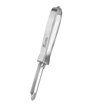 Овощечистка 6/15 см. с плавающим лезвием, нерж с хром ручкой MGsteel /1/24/432/ Овощечистка 6/15 см. с плавающим лезвием, нерж с хром ручкой MGsteel /1/24/432/