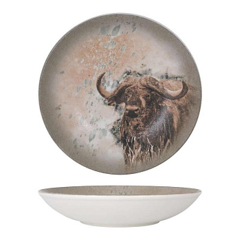 Тарелка d=250 мм. глубокая 1300 мл. h=50 мм. Саванна, форма Банкет Bonna /1/6/ Тарелка d=250 мм. глубокая 1300 мл. h=50 мм. Саванна, форма Банкет Bonna /1/6/