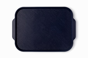 Поднос 45*34,5 см. темно-синий АБС-пластик ОСОБО ПРОЧНЫЙ морозостойкий MGprof /1/10/