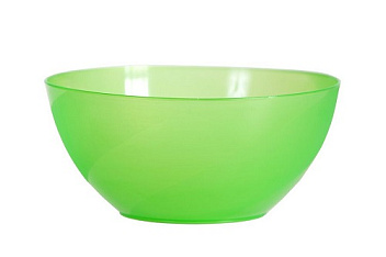 Салатник d=205 мм. 2000 мл. h=95 мм. салатовый пластик. /1/80/